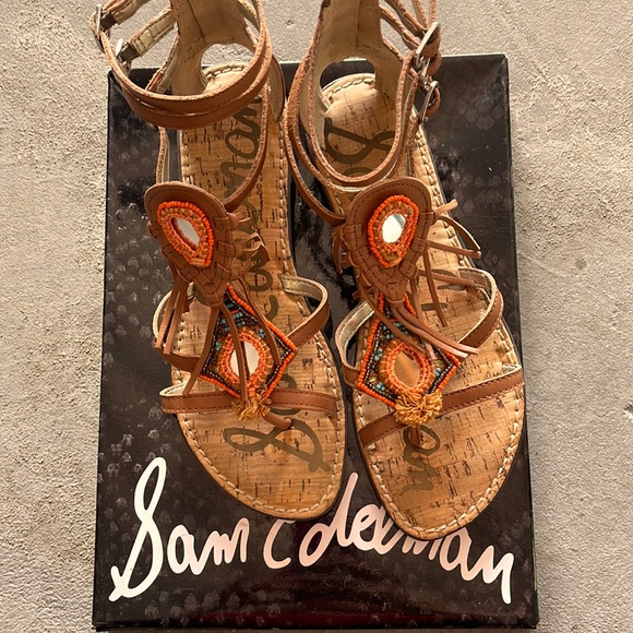 Sam Edelman Brown Sandals size 7 - Picture 1 of 4